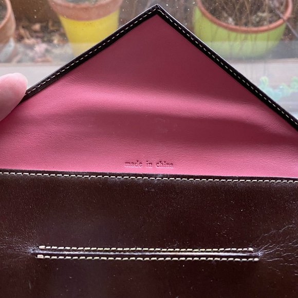 Kate Spade leather brown envelope - Picture 5 of 6